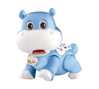 Genérico Danse Toys Musical Toys, Musical Hippo Baby Toys | Music Sensory Light Up Hippo Game | Juguete Musical para caminar sensorial con luces para el hogar, viajar, escuela