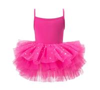 Genérico Danza Clásica Niña Tutu Vestido Ballet Leotardo de Algodón Sin Mangas Vestidos de danza para niña