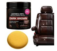 Genérico Dark Brown Leather Restoration Cream 30G UV Protection Restorer