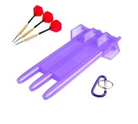 Genérico Dart Case - 17cm Dart Box | Transparent Hard Darț Case with Lock