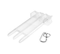 Genérico Dart Case - 17cm Dart Box | Transparent Hard Darț Case with Lock Buckle For Steel & Soft Tip Darts, Lightweight PP Storage, Compact Travel Wallet, Portable Protection For Flights