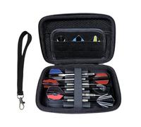 Genérico Dart Case For Women - Holds 6 Soft Tip Darts EVA Pouch, Hard Shell Protective Storage Organizer Wallet Bag, Portable Travel Tournament Game Room Keeper Holder, Lightweight Compact Zippered