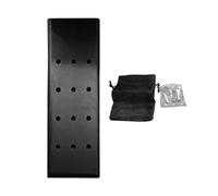 Genérico Dart Storage Rack - 12 Hole Wall Organizer For Game Room | Solid Wood with Hanging Bag, Wall Mount Display, Scoreboard Holder, Bar Man Cave Accessories For Home Garage Basement Apartment