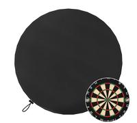 Genérico Dartboard Waterproof Cover, 600D Oxford Protector, Heavy Duty Dartboard Shield, Zippered Closure Design, All Weather Protection For Indoor and Outdoor Use 24.02x3.15 Inches