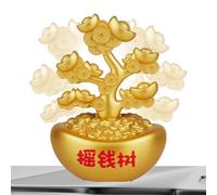 Generico Dashboard Accessories - ABS Material Solar-Powered | Shaking Money Tree Car Decorations Interior, Cute Automotive Ornament For Trailer RV Truck Sedan Pickup Home Office Desk Display