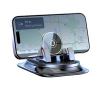 Genérico Dashboard Cell Phone Holder for Cars - Anti-Fall, Stable, Adjustable Mount for Smartphones of, Made of PC & ABS, Easy to Install Without Damaging Your Car, Perfect for Trucks, Vehicl