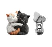 Genérico Dashboard Figures - Acrylic Cat Shape 2D Shake Head Toy | Car Dashboard Wobble Decoration, Cute Interior Auto Accessory | Fun Desk Shelf Ornament For Drivers Collectors Office Home Travel