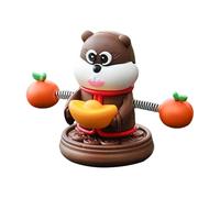 Genérico Dashboard Figurines - Van Dashboard Figurines, Shaking Spring Animal Figurinees, Good Luck Cute Car Decor for Home, Automotive Truck SUV Interior Dashboards, Dashboards Decorations