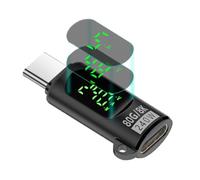 Genérico Data Adapter, USB Connector, 1.34x0.51x0.31in Charger Converter, Fast Transfer, Digital Display for PC Devices, Laptop Charging, Tablet Connection, Phone Syncing, Monitoring, Tech Setup