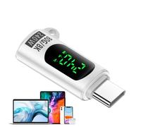 Genérico Data Adapter, USB Connector, 1.34x0.51x0.31in Charger Converter, Fast Transfer, Digital Display for PC Devices, Laptop Charging, Tablet Connection, Phone Syncing, Monitoring, Tech Setup
