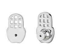 Genérico De 2 Soportes para aretes con Ajuste Ajustable para aretes Grandes la caída y Mejora la Comodidad Soportes para aretes Antideslizantes Dorados y Plateados
