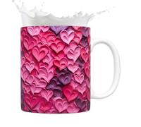Genérico de -, à café de - | en forme de cœur de 350ml, tasses en céramique pour la - - Tasses à café mignonnes pour les anniversaires, la -