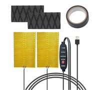 Genérico de Agarre calefactadas: puños de Manillar para Motocicleta, protección de Manga cálida, Accesorio de conducción cómodo, Equipo de Mango Antideslizante | para Furgoneta, Bicicleta, ATV, Moto