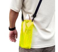 Genérico de Agua para Running | 650 ml Recipientes Plegables a Prueba de Fugas con Correa | Recipiente de Agua para Correr - Para Gimnasio Viaje Senderismo Natación Campamento Esnórquel Esquí
