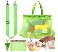 Genérico De Almacenamiento De - De Malla Transparente, Portador De Ganchillo | Organizadora De Fibra Transparente Para El Hogar, Interior, Exterior, Viajes, Escuela, Novia, Esposa, Amiga