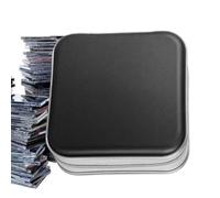 Generico de almacenamiento de disco - Size 15,5 cm, Portable Media Holder, 40 Disc | Compact Electronics Transport Box For Game, Movie, Video, Music Album, RV, Car, Home, Holiday, Party