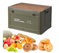 Genérico de almacenamiento para acampar - Contenedores de almacenamiento plegables para acampar al aire libre - de plegable para organización de garaje, de herramientas de jardín apilable, conte