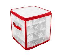 Generico de almacenamiento para decoración del árbol de Navidad, 36 compartimentos, impermeable, plegable, para bolas de árbol de Navidad, contenedor de bolas de Navidad, Boîte de Rangement Noël