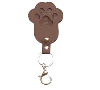 Genérico de Almacenamiento para el Cabello de Gato - Soporte conmemorativo de Mascotas de 2.5 Pulgadas para colección de recursos, Organizador Sentimental con Viajes de PU en Forma de Pata, escu