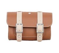 Genérico de Almacenamiento para Motocicletas: Piel sintética, Soporte para Equipo, para Horquilla de Manillar, de Hebilla Segura, Estructura de Costura Reforzada | para Viajar en automóvil