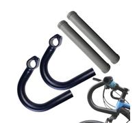 Genérico de aluminio para bicicleta, manillar de agarre de extensión, fuerte ligero acceso al , diseño portátil, adecuado para Mountain Road Touring City Trail Cycling Outdoor Riding Daily Use