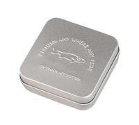 Genérico de aparejos de hierro portátil - Organizador de anzuelos de pescado, almacenamiento de compacto para anzuelos, señuelos, pesas, organizador de herramientas seguro con construcción de metal,