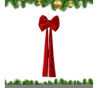 Genérico De Árbol De Navidad Extra Grande - De Árboles De Terciopelo Gigante Cinta Navideña Grande, Guirnalda para Puerta Decoración De Pared | Decoración De Lazo De Serpentina De Gran Tama