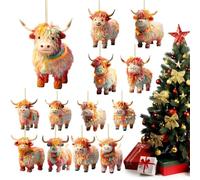 Genérico De Automóviles Highland - Vago Retrovisor De | Accesorio De Automóviles Acrílicos con Diseño De Colgante Acrílico 2D, Lindo De para La Decoración De Espejo Retroviso