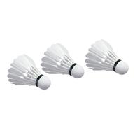 Generico de bádminton - de bádminton con plumas 9 x 6 cm, material seleccionado | Lanzaderas blancas de alta velocidad Eva con estabilidad de vuelo mejorada, desde bádmintons para entrenamiento o