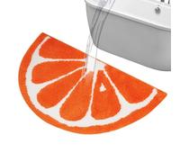 Genérico de Baño - Diseño Vibrante de Fruta de Limón, Tela de Secado Rápido, Fondo Antideslizante, Textura de Felpa | De Baño Y Ducha, De Cocina, Decoración De Piso Interior, Accesor