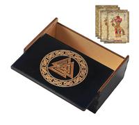 Genérico de baratijas de madera, de cartas del Tarot Tapa Corredera Pequeña