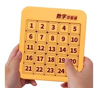 Genérico De Bloques Deslizantes, Actividad De Aprendizaje Interactiva, 250 G, con Números Deslizantes Magnéticos, Juguete para Enigmas, Mejora De Habilidades Cognitivas, para Viajes E