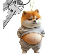 Genérico de Bolso con Animales | Charm Para Bolso En Acrílico 2D - Colgante De Perro Para Llavero Para Coche - Para Jóvenes, Adolescentes, Familia, Amigos, Mujeres, Niños y Niñas