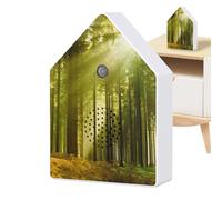 Genérico De Canto De Pájaros - De Música Portátil 15 Cm | Temporizador ABS Sensor De Movimiento - Sonidos De La Naturaleza para Yoga, Meditación, SPA, Dormitorio, Baño, Dispositivo De Sonido Interior