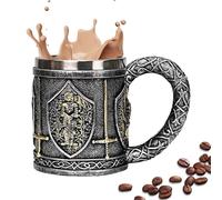 Genérico de cerveza medieval - de de caballero de 450 ml, de caballero, diseño de de acero inoxidable, versátil para cerveza, histórica para té, de celebración Mot
