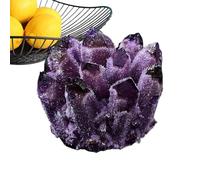 Generico De Cluster De - De Piedra | Crycrystals Stone Colonnar | Racimos De Cristales Azules para Mujeres | Piedras Naturales para La Meditación | Centro De Mesa De