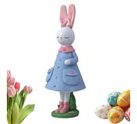 Genérico de Conejo | Conejito de Pascua de Resina Decoración Adorable | Figurillas De Conejo De Primavera para Mesa | para Cocina Dormitorio Baño Oficina Repisa Ventana Escritorio Estantería