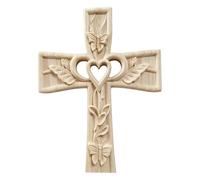 Genérico De Corazón De Amor De Madera - Escultura Decorativa Con Diseño De Tallada Hueca, Pieza De Arte De Madera Natural | Para Regalo De San Valentín, Ceremonia De Boda, Decoración Del Hogar,