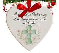 Genérico De Corazón Para Árbol De Navidad,Colgantes Románticos - En Forma De Corazón,Para Hermanas Del Alma, Mejores Amigos, Mujeres, Hombres, Maestros, Familia, Escritorio, Oficina, Chimenea