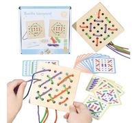 Genérico de cordones para Los -, enhebrado para Los -, cordones de madera, educativos para - Fueron diseñados con Una filosofía educativa en el