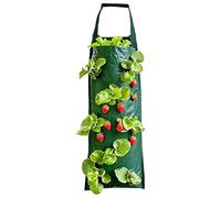 Generico de cultivo de tomates - Suspendidos con 8 agujeros de plantación | Maceta transpirable para tomates, verduras y arándanos Balcón Barandilla Terraza Jardín Patio Exterior