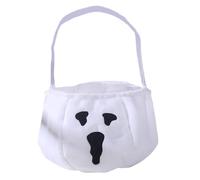 Generico De De Halloween - Para Fantasmas Y | Bolso De Truco O Trato Para Niños Con Expresiones De Horror | De Halloween Reutilizable De Tela No Tejida P, White Ghost Of