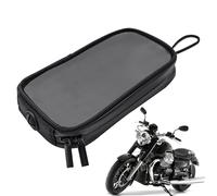 Genérico de depósito Impermeable: para teléfono de Motocicleta, Resistente al Agua, Moto de Cross con Cremallera, de Accesorios | Almacenamiento Seguro en el Manillar para Las Llaves del telé