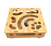Genérico De Enriquecimiento De para Rascar Gatos - 33x33x8cm Bell Balls Divertido Juego Interactivo para Rascar Mascotas | Rascadora para Gatos para El Hogar, Juego Interior Y Exterior,