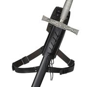 Genérico de Espada renacentista - Cinturón de Rana de Cuero Ajustable, Accesorio de Disfraz Medieval | Soporte de PU Duradero para Puesta en Escena, Accesorio de recreación histórica de Cosplay Larp