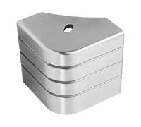 Genérico De Esquina para Pontones - Protectores De Muelle Redondeados De 90 Grados De Repuesto De Aluminio | para Techo De Litera, RV, Camping, Accesorios De Hardware para Ba