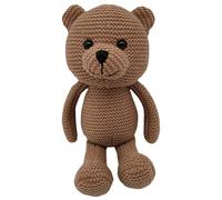 Genérico de ganchillo de oso de juguete, 25 cm de punto, animal de dibujos animados de peluche, oso de peluche | Juguete de sueño para bebé, decoración del hogar, ornamento para la infancia