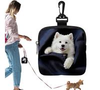 Genérico De Golosinas para Perros - Dispensador De Bocadillos con Patrón De Cachorro Lindo, De Entrenamiento Portátil | Almacenamiento con Clip Manos Libres, Diseño De Fácil Acceso, Soporte De Tran