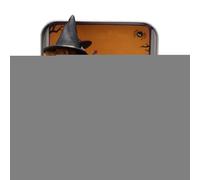 Genérico de halloween | Portátil para dulces o hechizo - Decoración linda para cumpleaños, fiesta de amigos, oficina, sofá o gabinete truco oro Treat Valentin