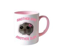 Genérico de hámster - Linda de cerámica de 3,74 pulgadas | Regalo para amantes de los animales: con diseño de hámster triste fabricada en cerámica con construcción duradera que ofrece un uso aco